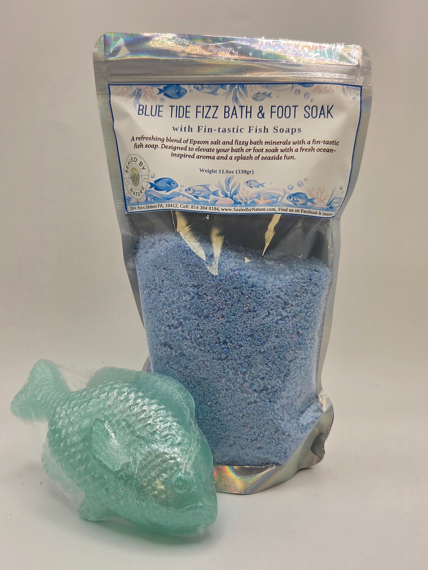 Blue Tide & Watermelon Bath & Foot Soak Duo.