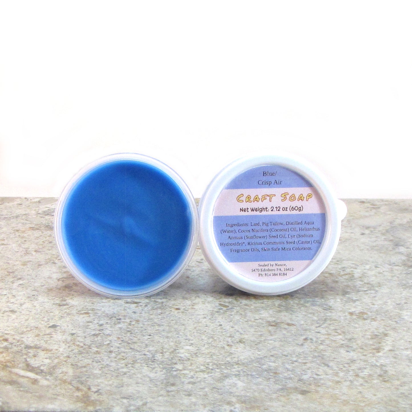 Blue Craft Soap, Pliable, Sandalwood scented Soap Dough
