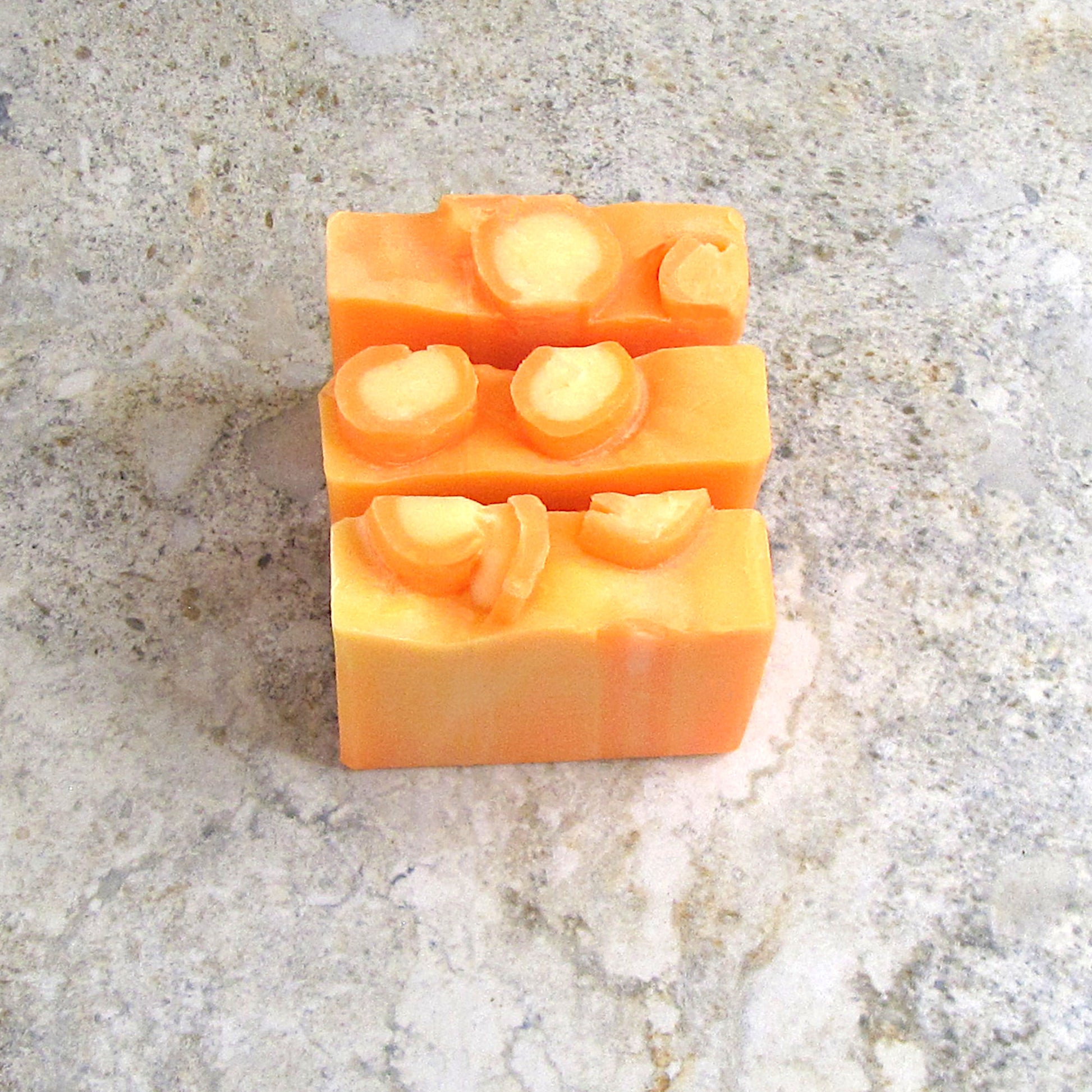 Zesty Fresh Pops Soap bars on the table