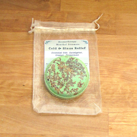Menthol Shower Steamers, Cold & Sinus Relief