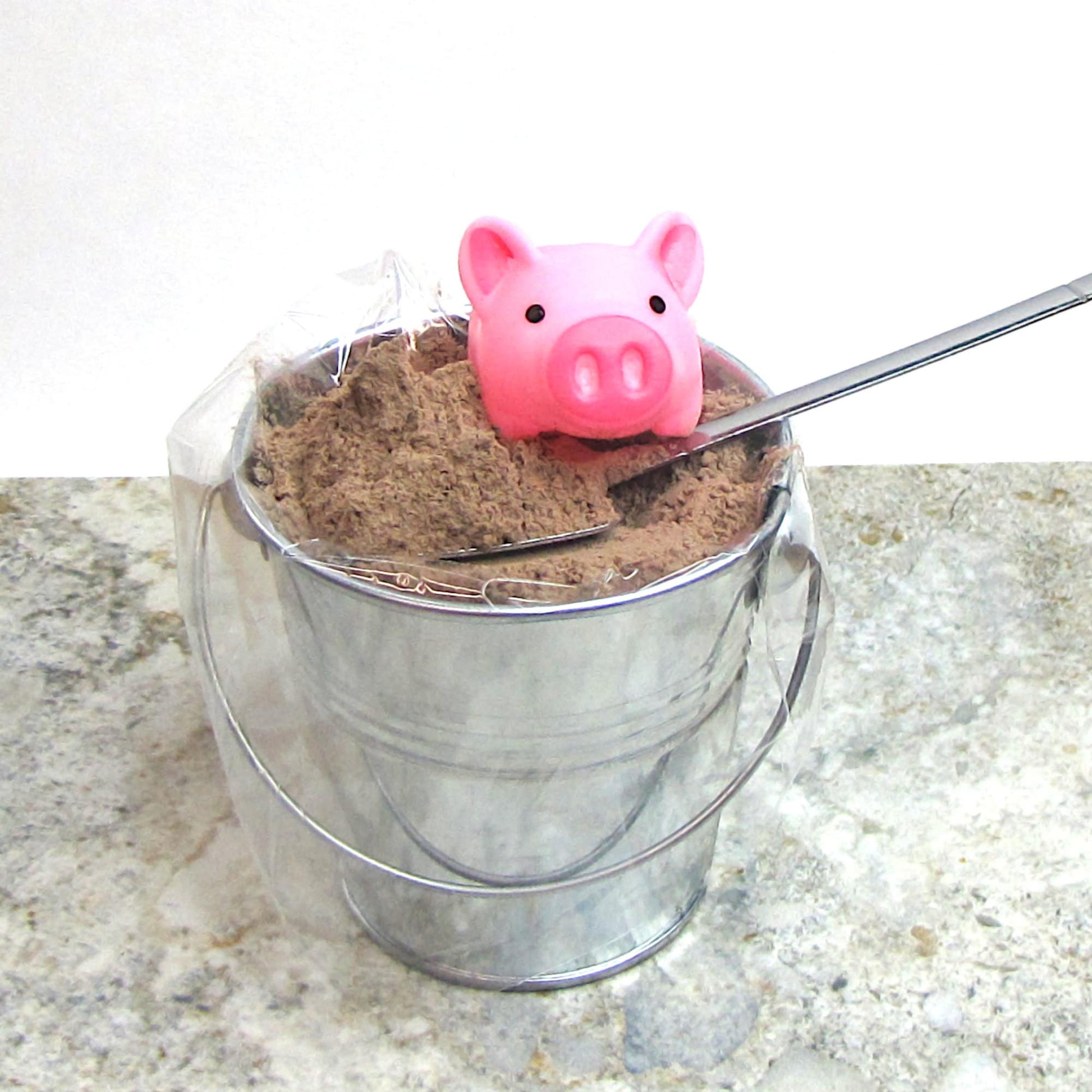 Mud bath for kids
