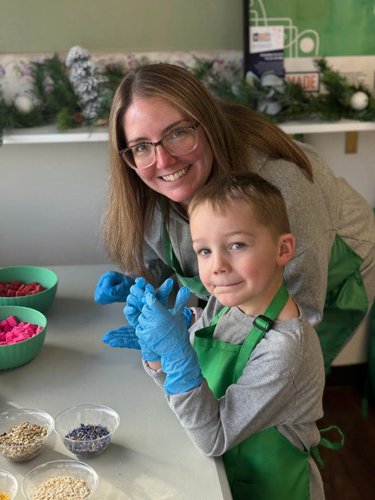 Bath Bomb Creativity at Sealed by Nature, January 2026