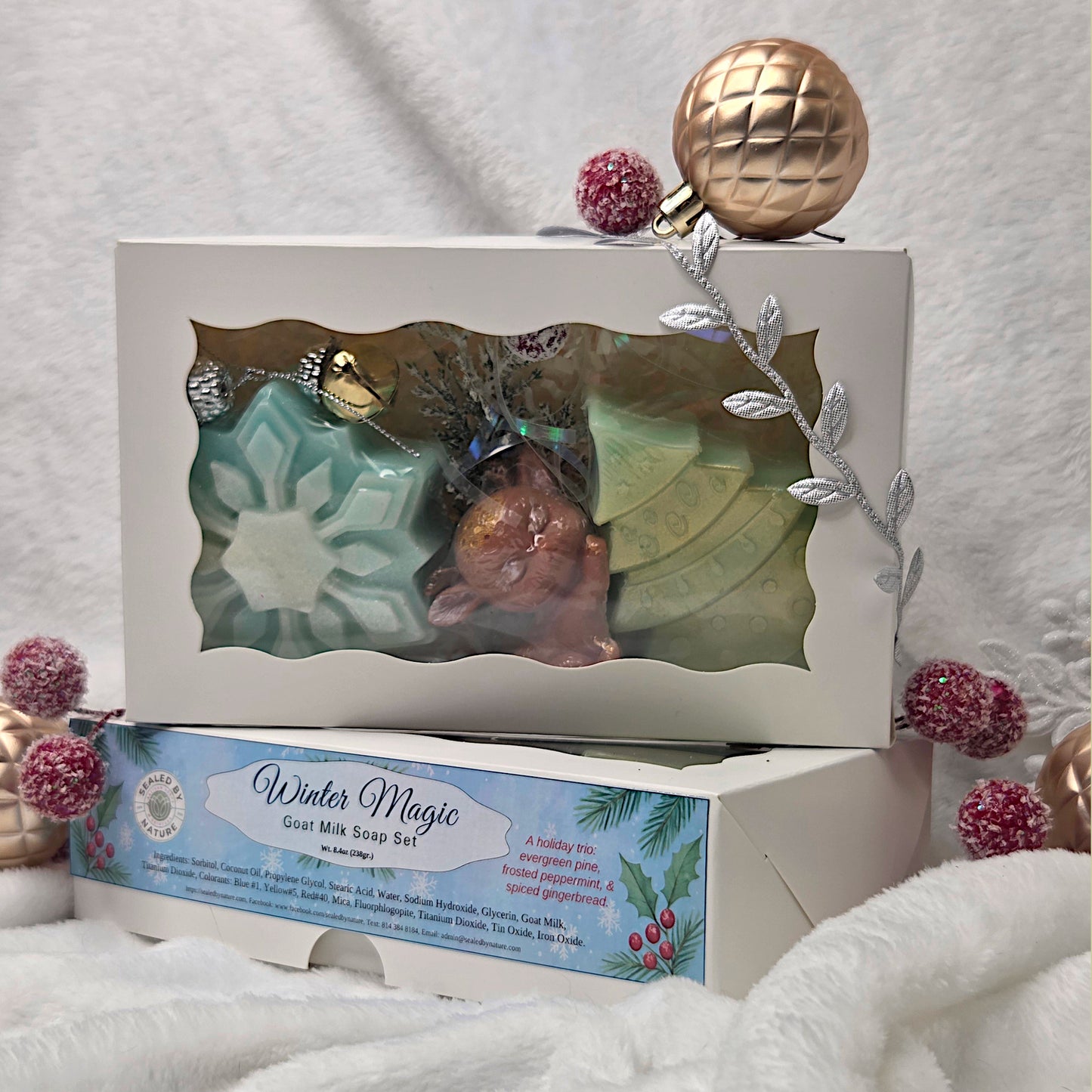 Winter Magic Goat Milk Soap Set