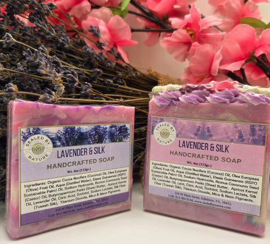 Lavender & Silk Artisan Soap