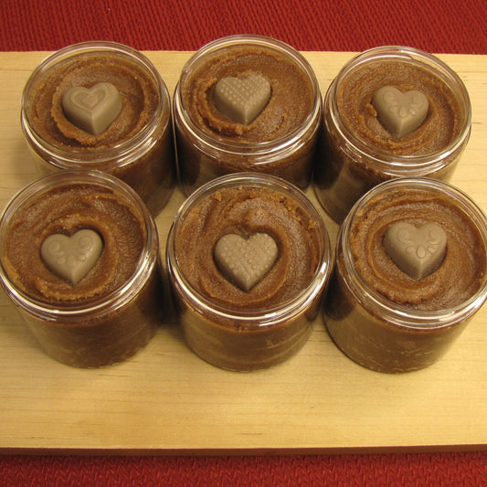 Chocolate sugar scrub for body