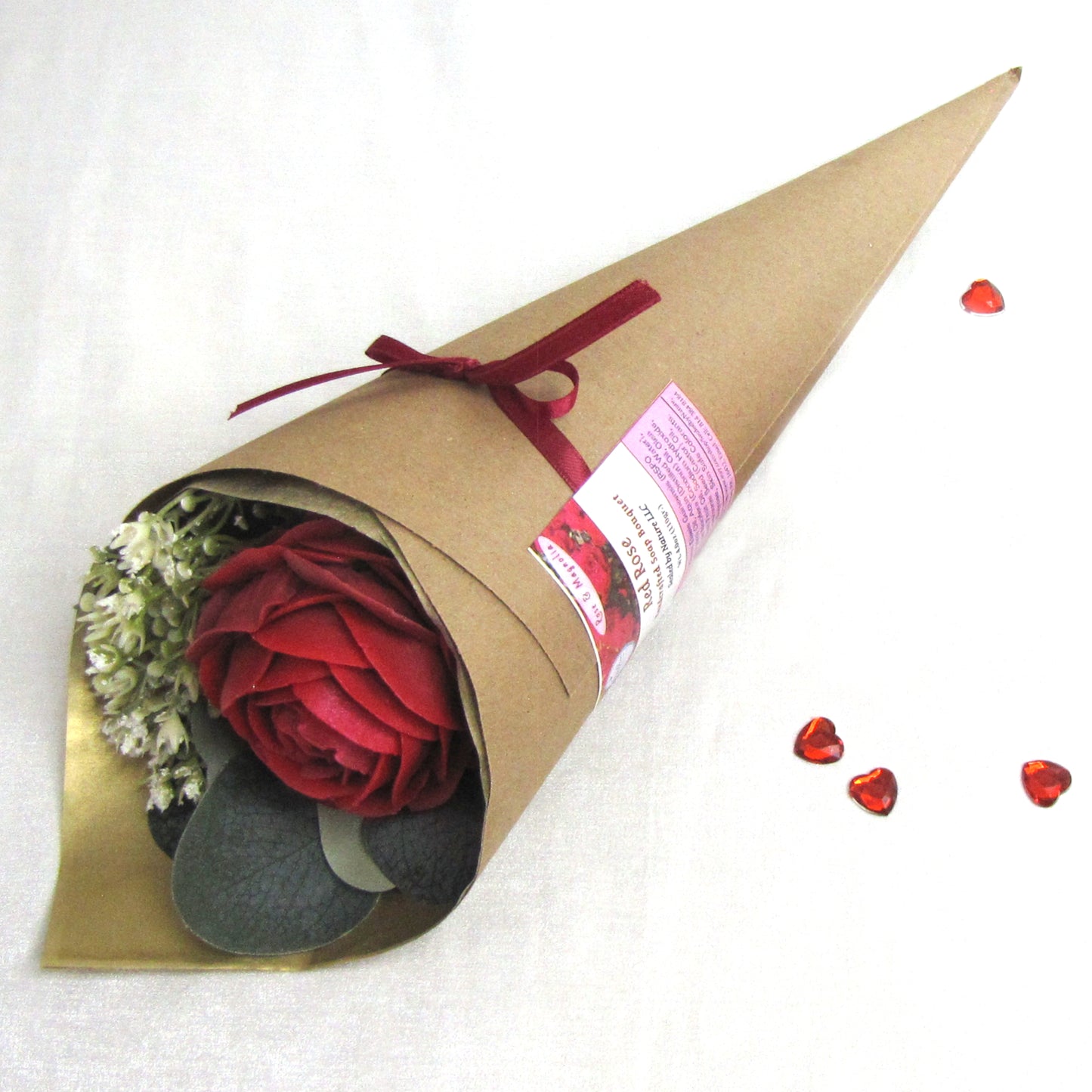 Red Rose - Handcrafted Soap Bouquet