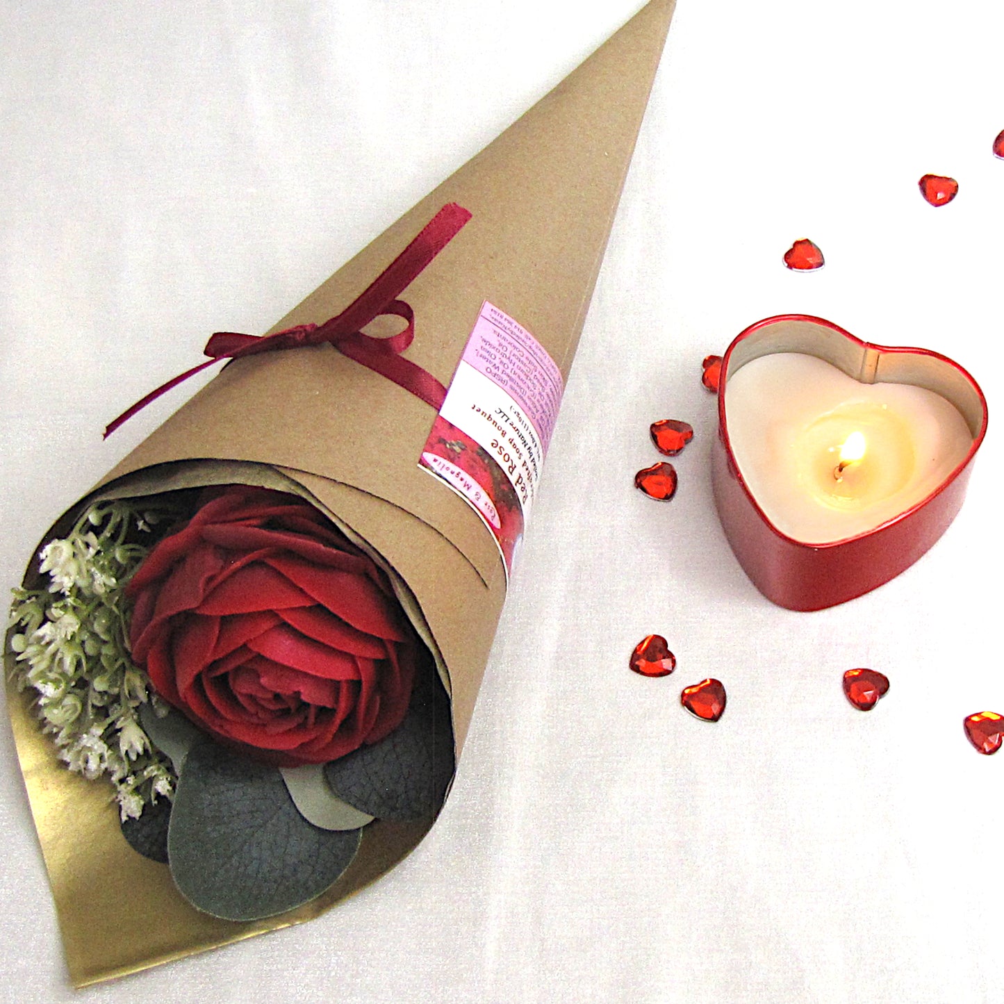 Red Rose - Handcrafted Soap Bouquet