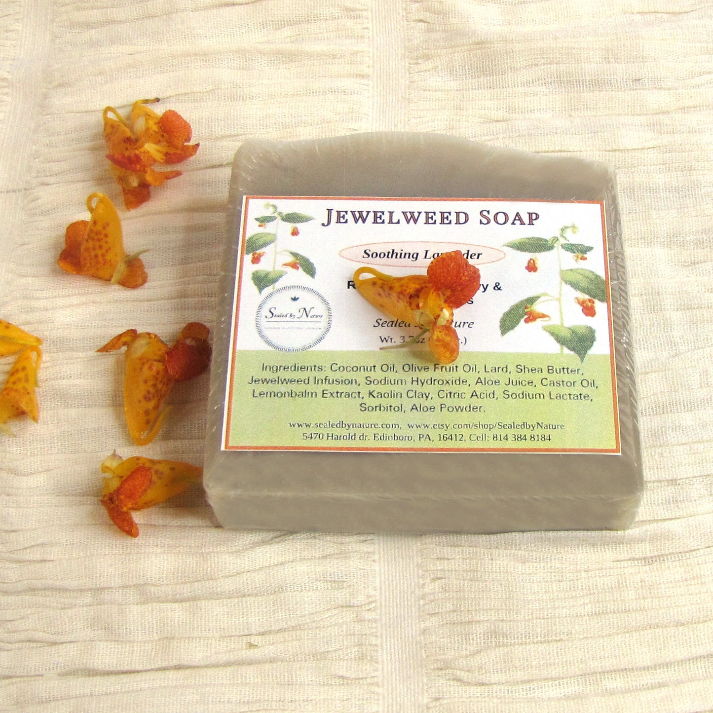 Jewelweed & Lavender Handcrafted Soap Bar