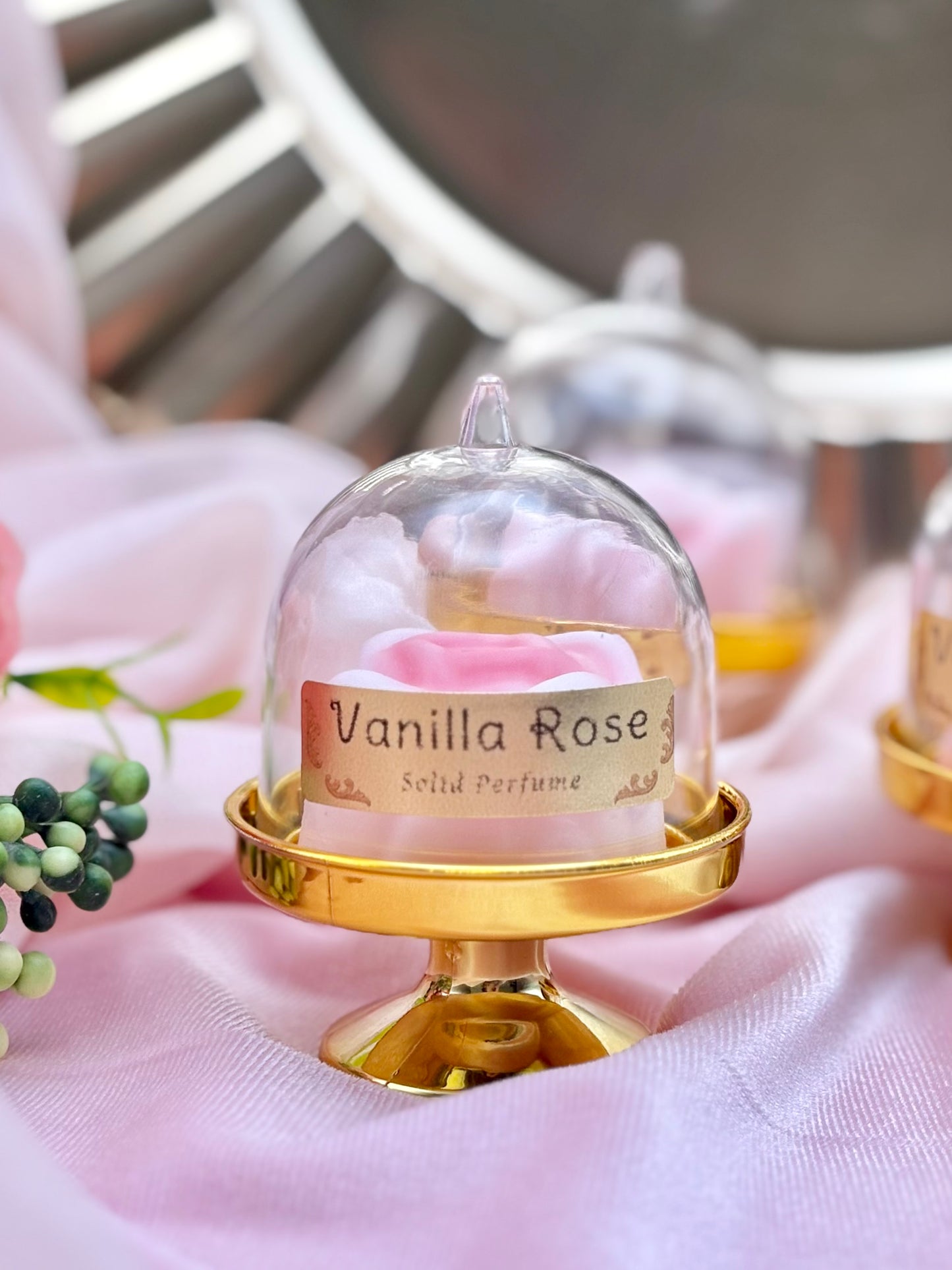 Rose Solid Vanilla Rose Solid Perfume – Sealed by Nature
