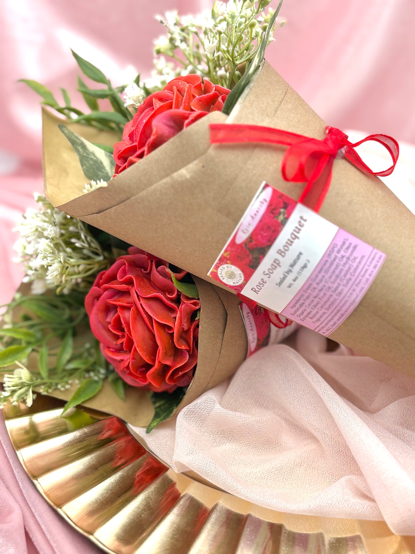 Red Rose - Handcrafted Soap Bouquet