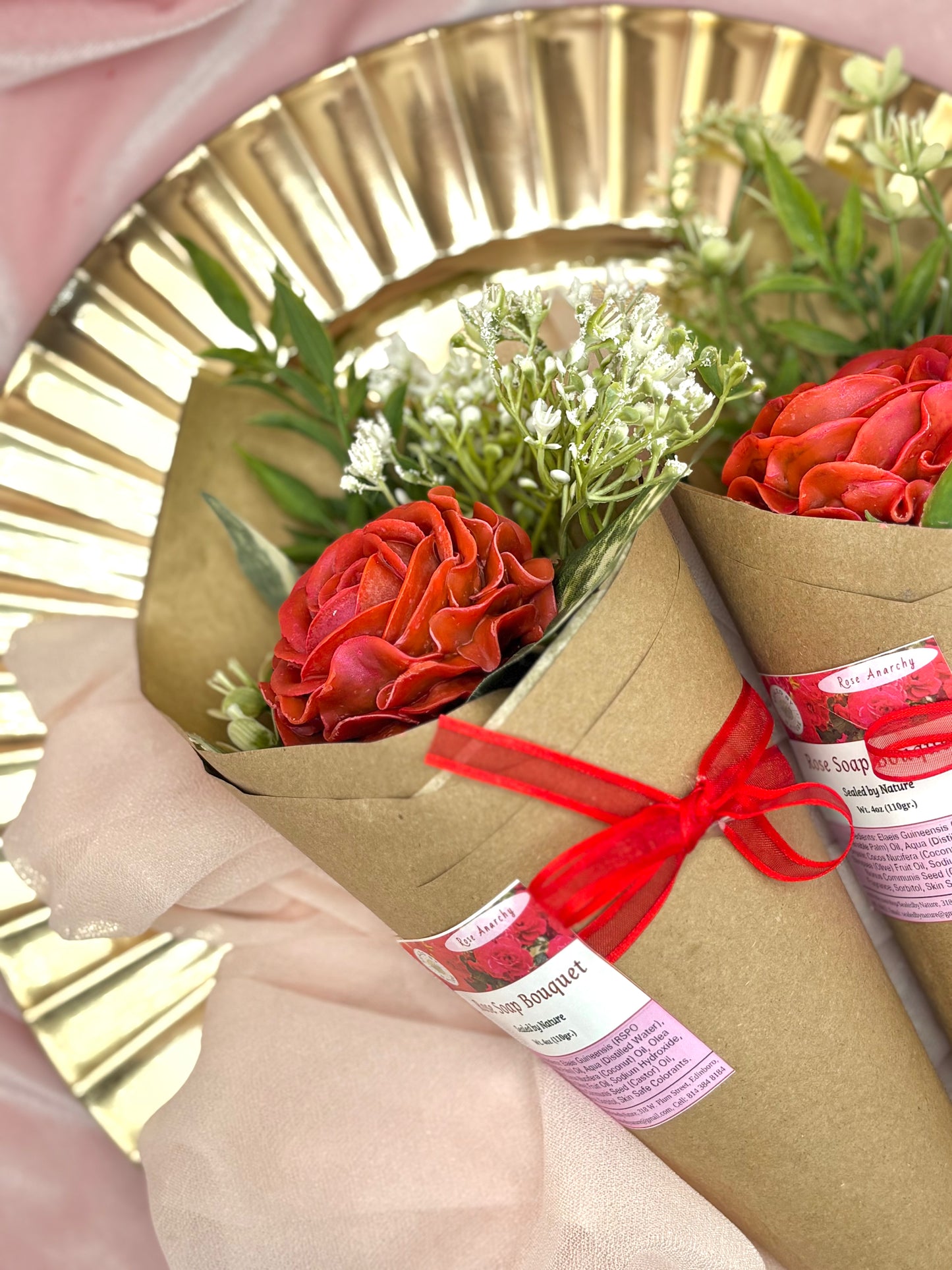 Red Rose - Handcrafted Soap Bouquet