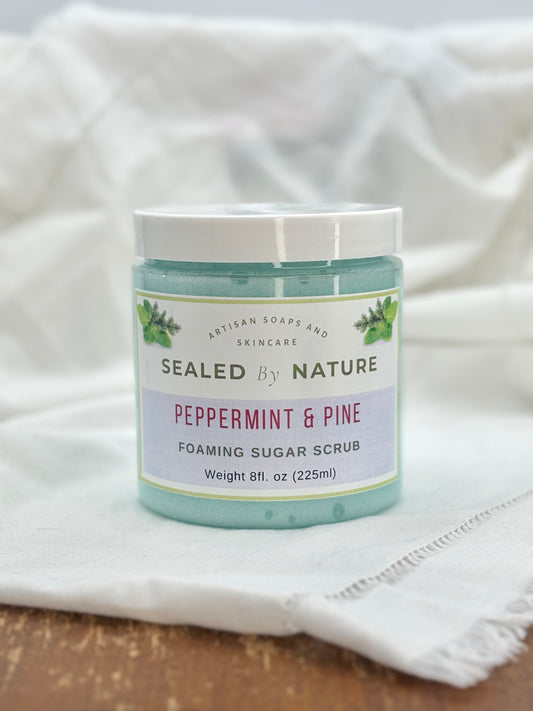 Peppermint Pine Sugar Scrub