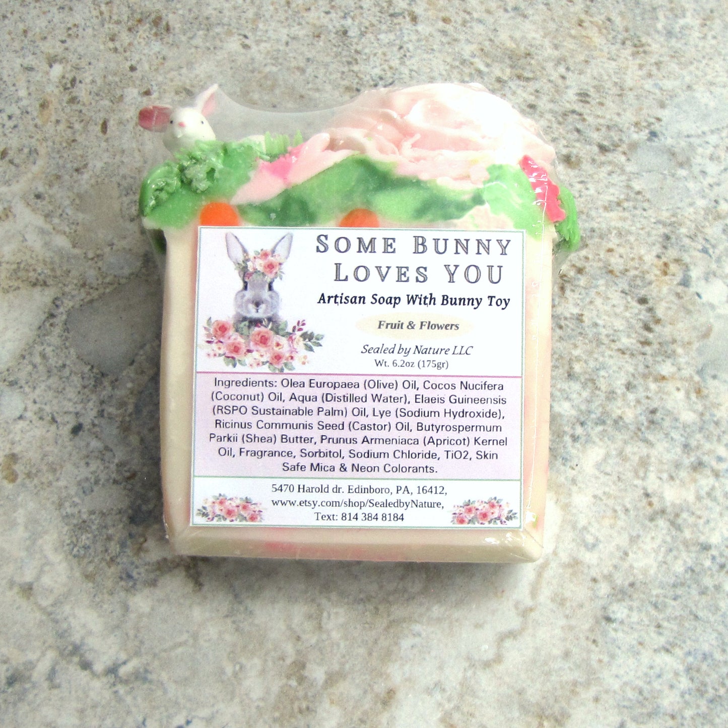Handmade Carrot Soap for Easter
