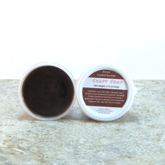 Brown Craft Soap, Pliable, Chocolate scented Soap Dough
